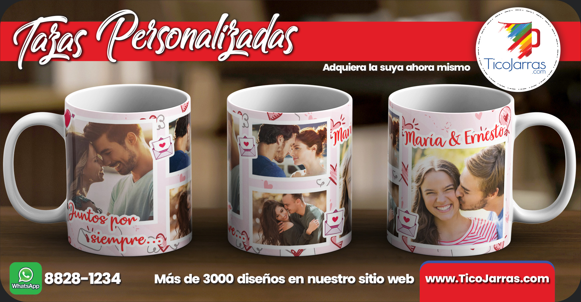 Tazas Personalizadas Juntos por siempre