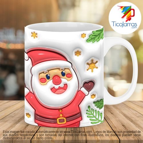 Navidad - Santa inflado 