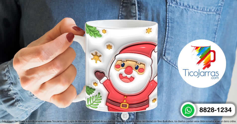 Artículos Personalizados Navidad - Santa inflado 