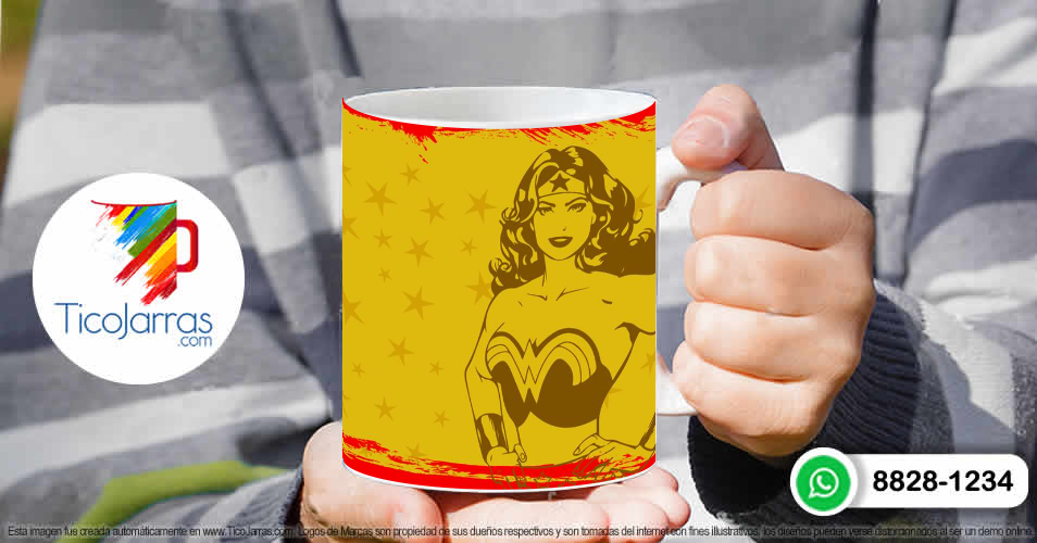 Tazas Personalizadas en Costa Rica Wonder woman