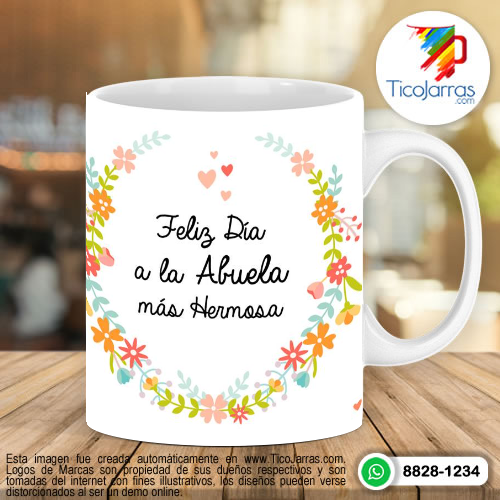 Tazas Personalizadas en Costa Rica Como mi abuela ninguna