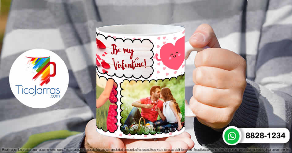 Tazas Personalizadas en Costa Rica Be my Valentine