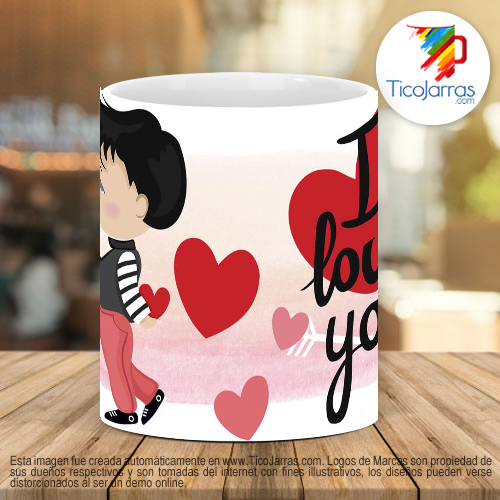 Tazas Personalizadas I love you