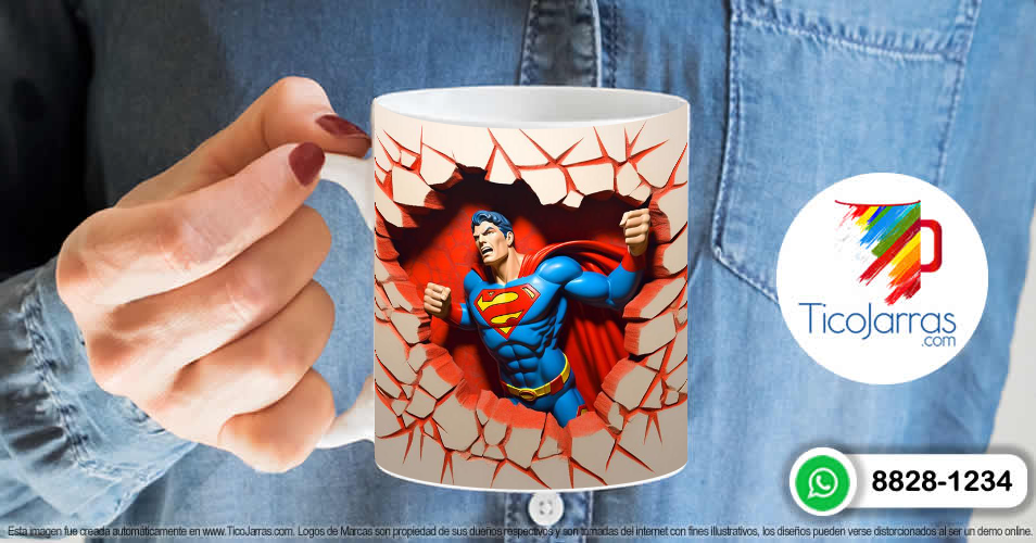 Artículos Personalizados Superman 3D