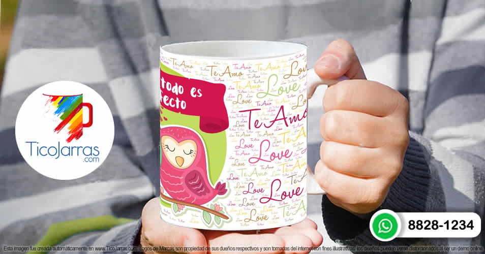 Tazas Personalizadas en Costa Rica Contigo todo es periecto