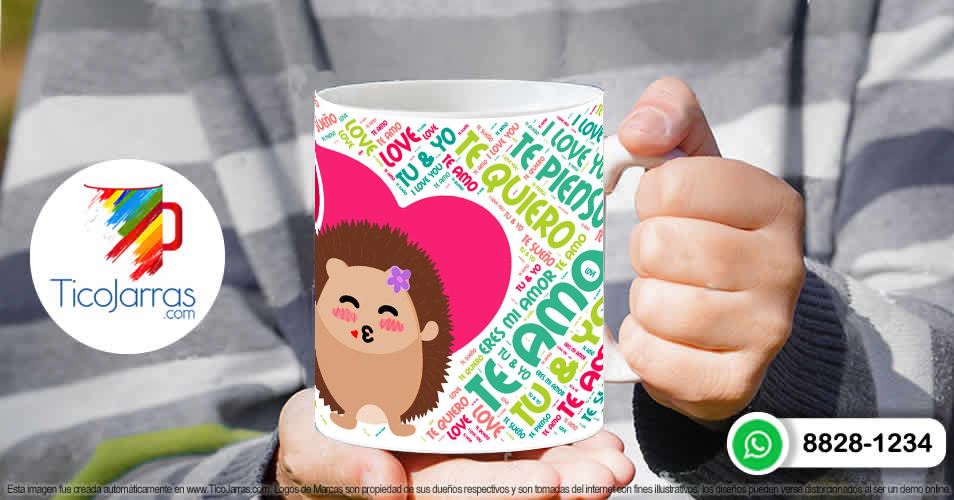 Tazas Personalizadas en Costa Rica I love your te sueño