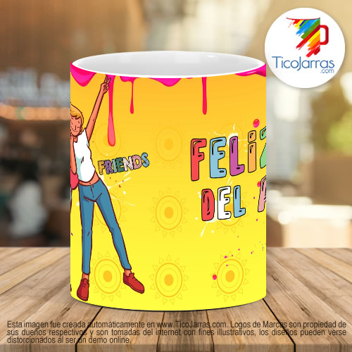 Tazas Personalizadas Feliz día del Amigo