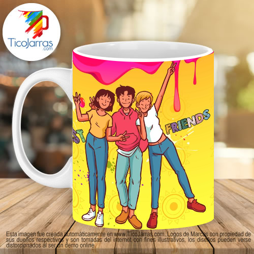 Jarras Personalizadas Feliz día del Amigo