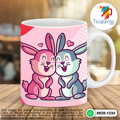 Tazas Personalizadas en Costa Rica Tu amor me hace inmensamente Feliz