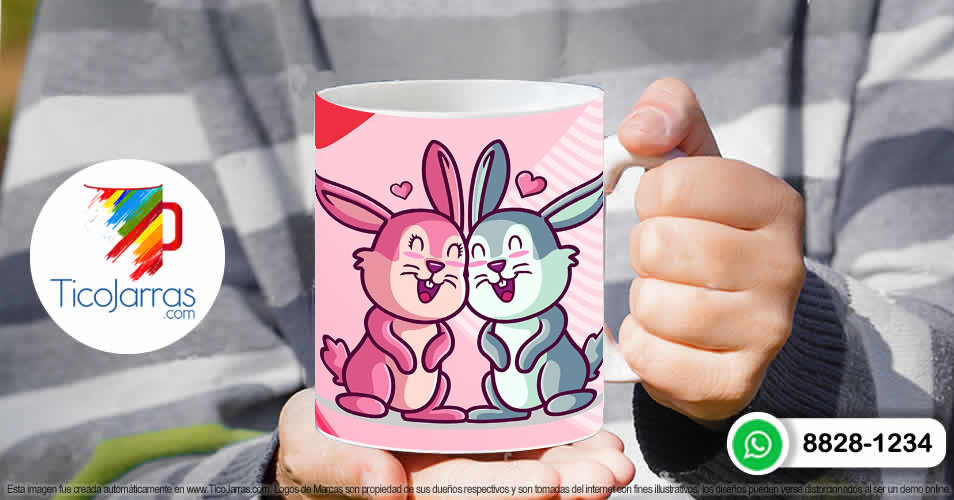 Tazas Personalizadas en Costa Rica Tu amor me hace inmensamente Feliz