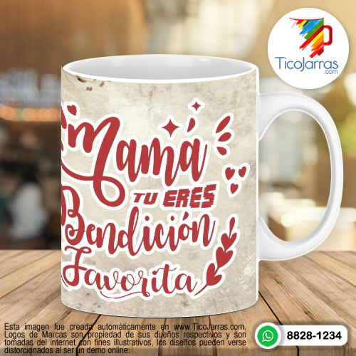 Diseños Personalizadas Mamá tu eres Bendición Favorita