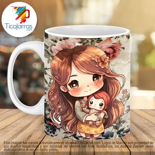 Jarras Personalizadas Mamá tu eres Bendición Favorita