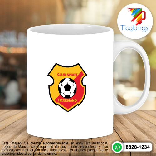 Tazas Personalizadas en Costa Rica Club Sport Herediano