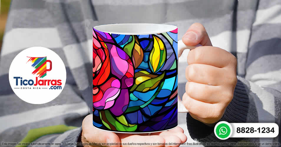 Rosa grande Vitral - imagen 4