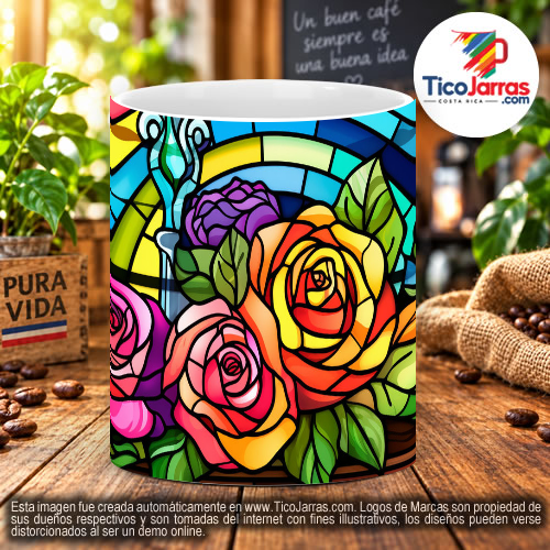Rosas Vitral