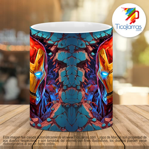 Tazas Personalizadas Iron Man 3D