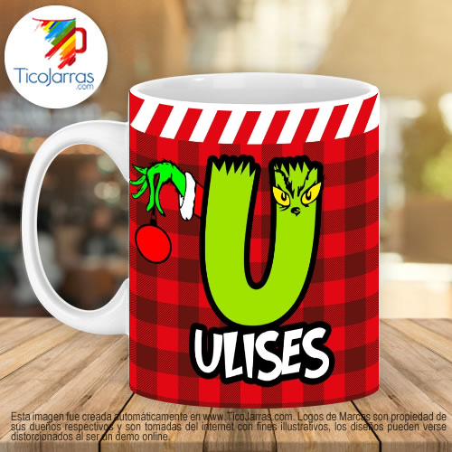 Grinch para nombre con U
