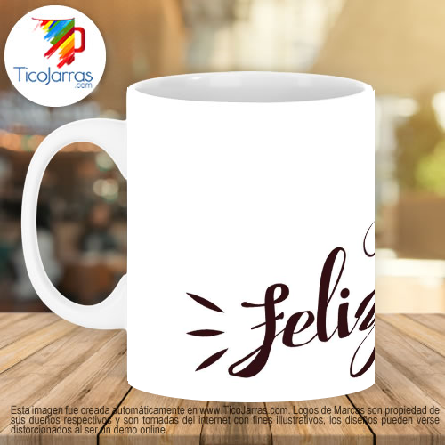 Jarras Personalizadas Feliz Navidad