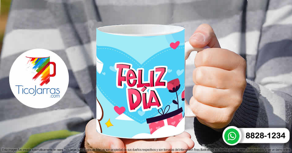 Tazas Personalizadas en Costa Rica Feliz Día