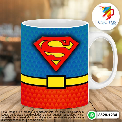 Tazas Personalizadas en Costa Rica Super Man