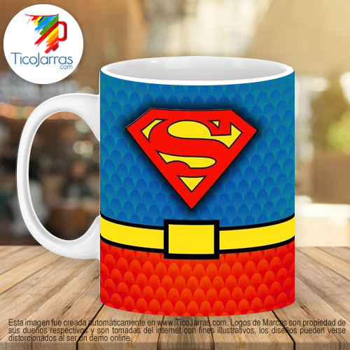 Jarras Personalizadas Super Man