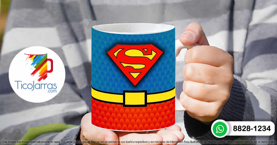 Tazas Personalizadas en Costa Rica Super Man