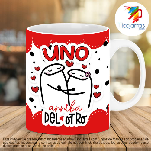 Tazas Personalizadas en Costa Rica Te invito a jugar uno arriba del otro