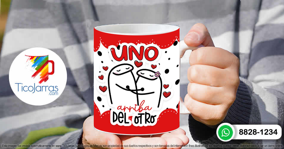 Tazas Personalizadas en Costa Rica Te invito a jugar uno arriba del otro