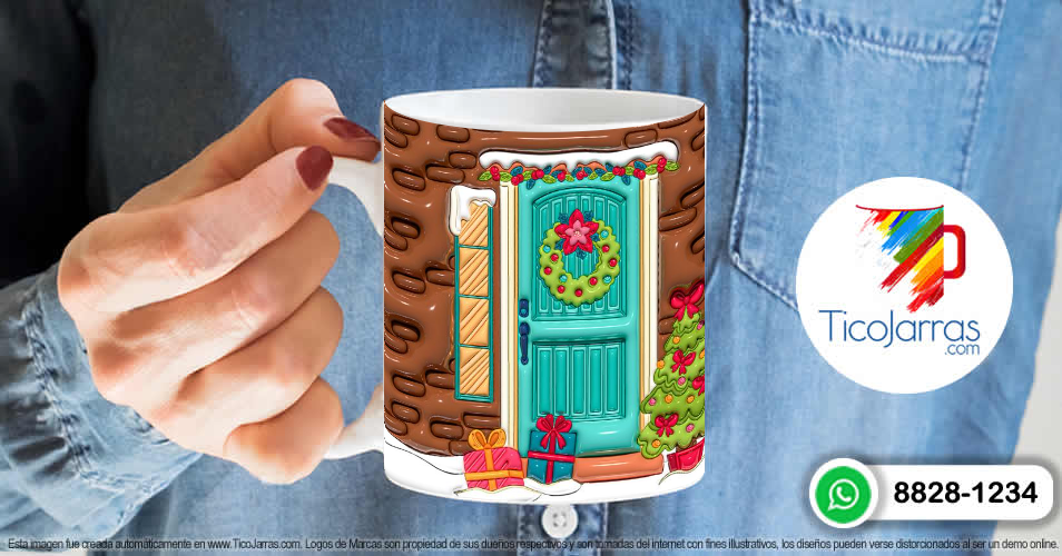 Artículos Personalizados Puerta navideña