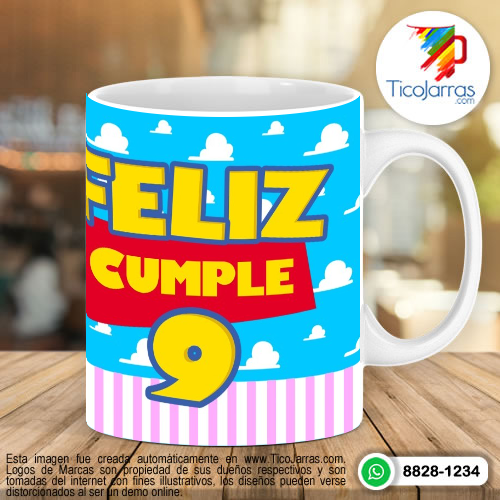Diseños Personalizadas Feliz Cumpleaños 9 