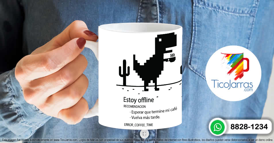 Tazas Personalizadas en Costa Rica Estoy Offline