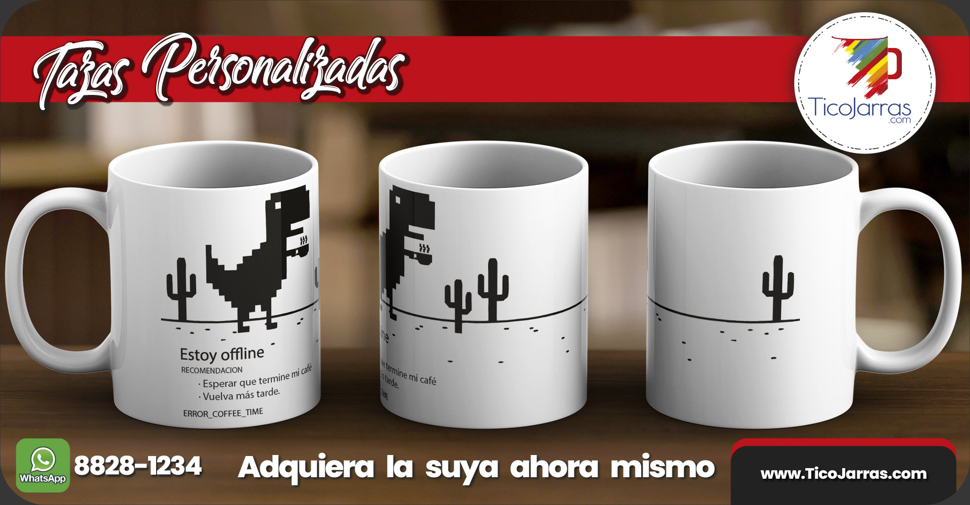 Tazas Personalizadas Estoy Offline