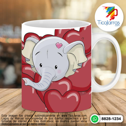 Tazas Personalizadas en Costa Rica Aquí adentro hay un montón de amor
