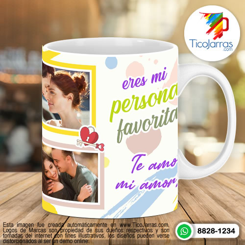 Tazas Personalizadas en Costa Rica Eres mi persona favorita