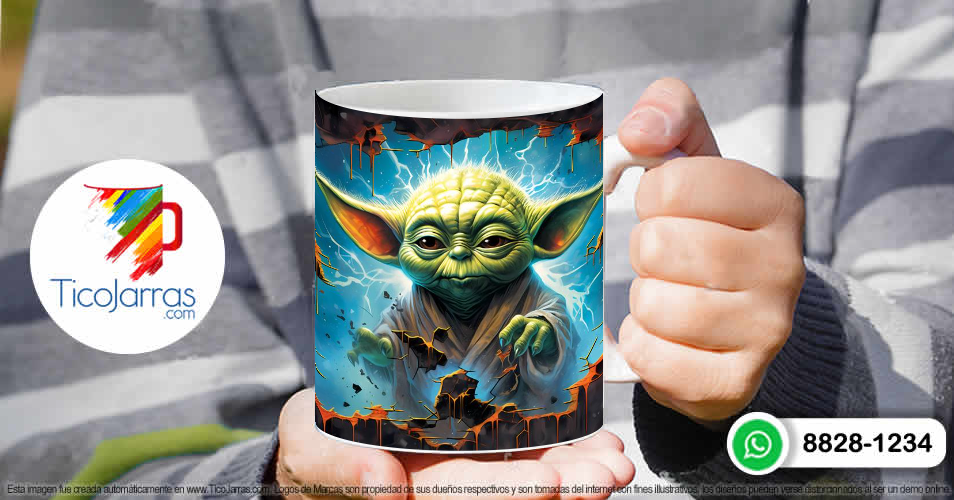 Tazas Personalizadas en Costa Rica Baby Yoda 3D