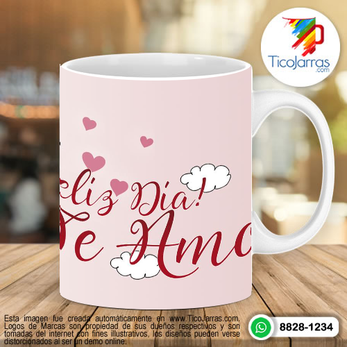 Diseños Personalizadas Feliz Día te amo