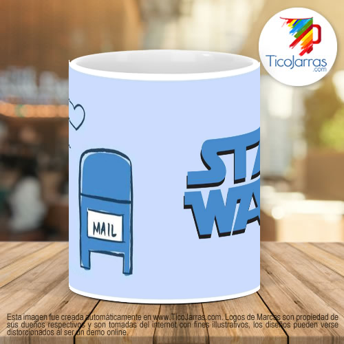 Tazas Personalizadas Mail Star Wars