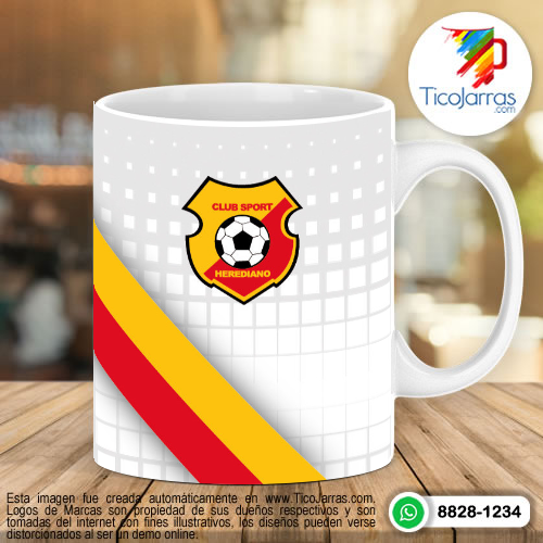 Taza del Herediano personalizada