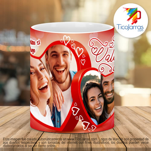 Tazas Personalizadas en Costa Rica Amor y amistad San Valentín