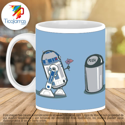 Tazas Personalizadas en Costa Rica Trash Love Star Wars