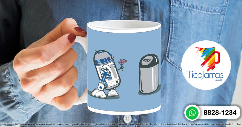 Tazas Personalizadas en Costa Rica Trash Love Star Wars