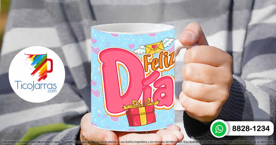 Tazas Personalizadas en Costa Rica Feliz Día