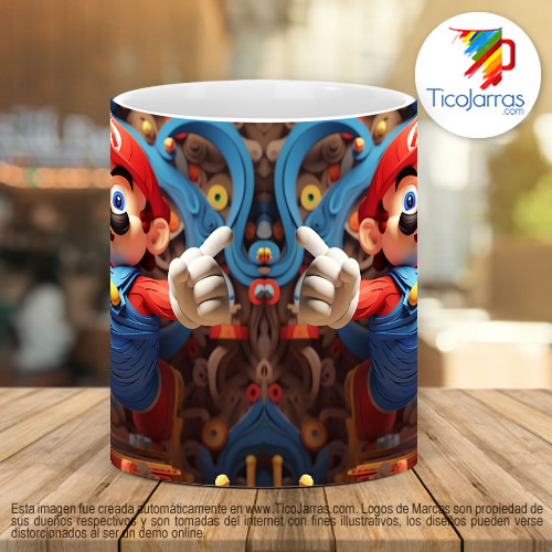 Tazas Personalizadas Mario Bross