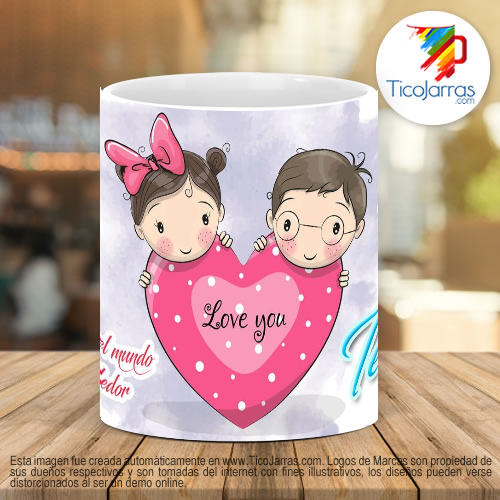 Tazas Personalizadas en Costa Rica Love you