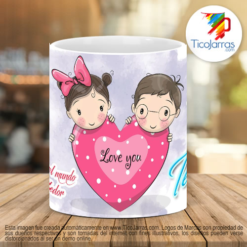 Tazas Personalizadas Love you