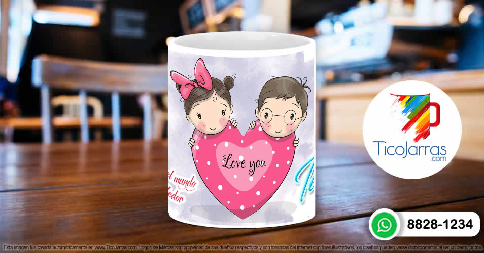 Tazas Personalizadas en Costa Rica Love you