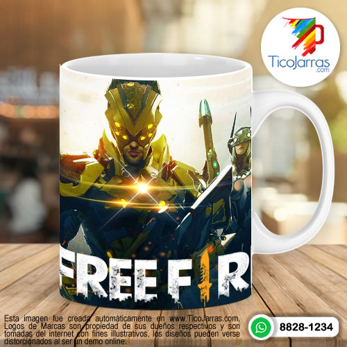 Diseños Personalizadas FREE FIRE 