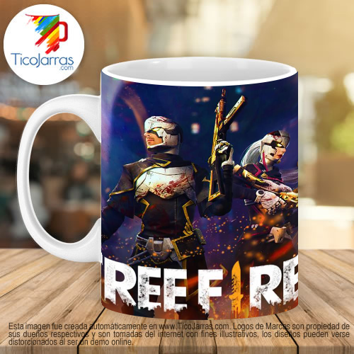 Jarras Personalizadas FREE FIRE 