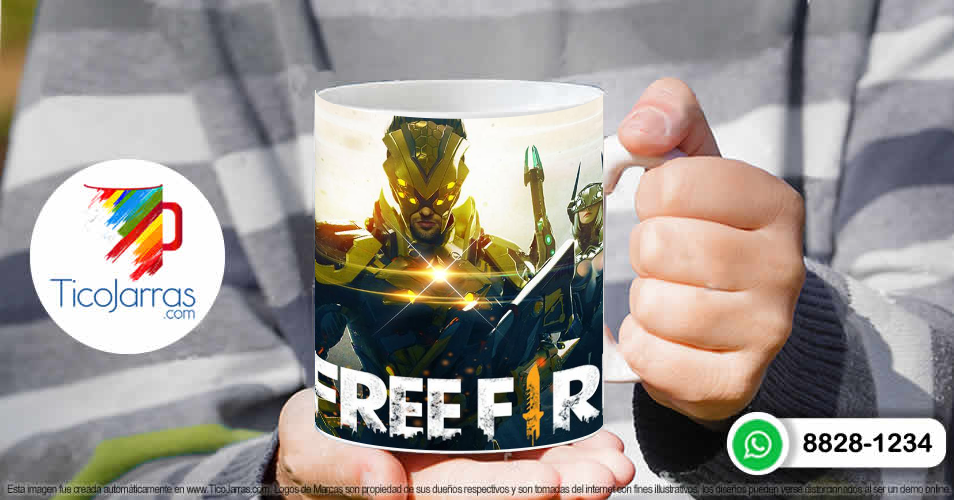 Tazas Personalizadas en Costa Rica FREE FIRE 