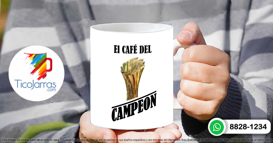 Tazas Personalizadas en Costa Rica Tazas de la Liga El Café del Campeón
